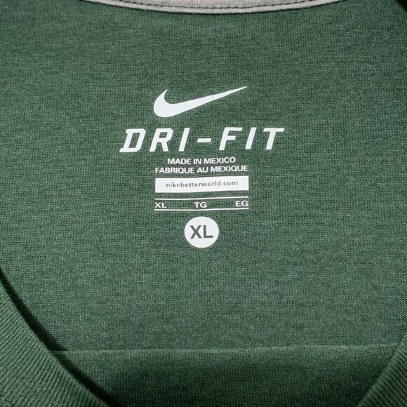 Nike Green Bay Packers Shirt Men’s XL Green Dri-Fit Print Short Sleeve - Picture 4 of 8